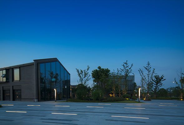 park facade lighting