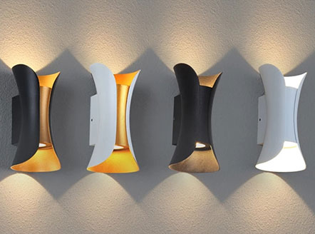 LED outdoor wall light